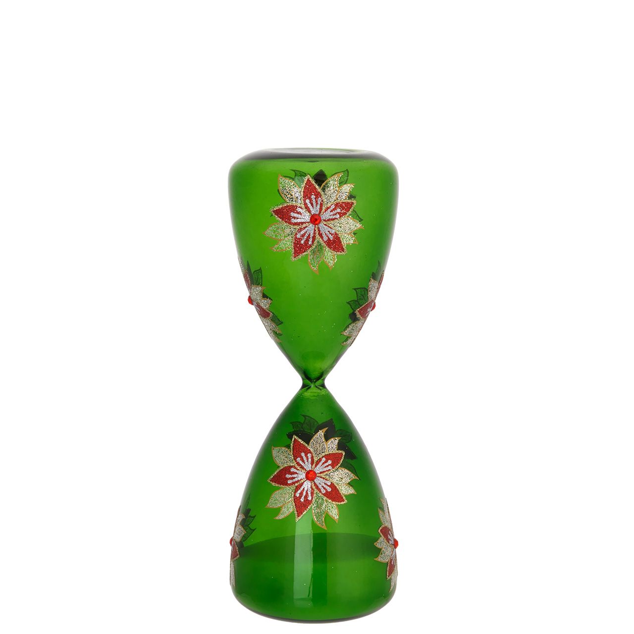 CLESSIDRA 9*25 - 45 MIN. CON STELLE DI NATALE VERDE